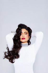 Kylie Jenner Cosmetics 2025 (800x1280) Resolution Wallpaper