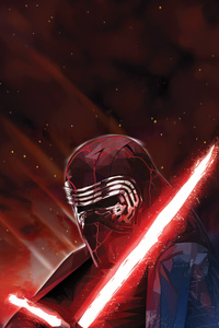 Kylo Ren Master Of The Dark Side (640x960) Resolution Wallpaper