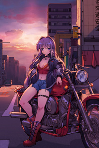 Kyou Fujibayashi Clannad Anime 4k (1440x2960) Resolution Wallpaper