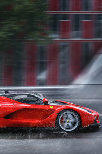La Ferrari Red Rain