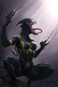 Lady Venom (320x480) Resolution Wallpaper