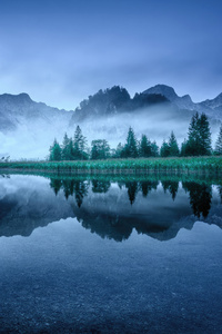 Lake Almsee In Austria (1080x2160) Resolution Wallpaper