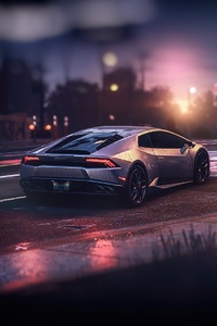 Lamborghini Aventador And Huracan GTA Online The Outrun Overdrive DLC (640x960) Resolution Wallpaper