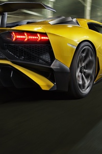 Lamborghini Aventador SV Powerkit Rear (640x960) Resolution Wallpaper