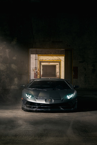 1440x2960 Lamborghini Aventador SVJ 4k