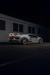 Lamborghini Aventador Svj Velocity Meets Violence (1080x1920) Resolution Wallpaper