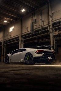 1080x2280 Lamborghini Huracan Performante Unleashed