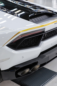 Lamborghini Huracan RWD Ad Personam Rear (640x960) Resolution Wallpaper