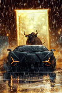 Lamborghini Revuelto Bull (480x854) Resolution Wallpaper