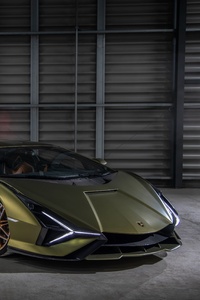 Lamborghini Sian 2021 5k (1125x2436) Resolution Wallpaper