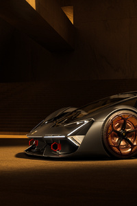 Lamborghini Terzo Millennio 4k 2020 (1440x2960) Resolution Wallpaper