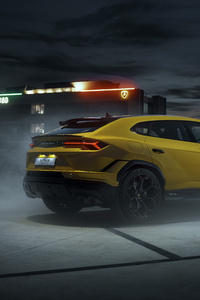 1242x2688 Lamborghini Urus Performante Photoshoot 2022 10k