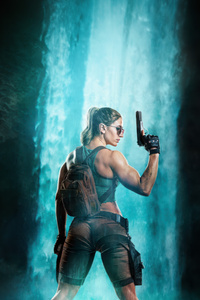 Lara Croft The Last Survivor (640x960) Resolution Wallpaper