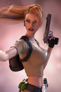 Lara Croft Tomb Raider Artwork 4k
