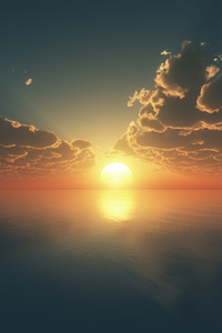 Last Rays Of Sun Before Sunset (1280x2120) Resolution Wallpaper