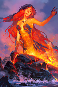Lava Mermaid
