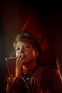 Lea Seydoux As Fragile In Death Stranding 2 On The Beach 2025 Game (540x960) Resolution Wallpaper