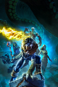 Legacy Of Kain Soul Reaver 1 And 2 Remastered Game (1440x2560) Resolution Wallpaper