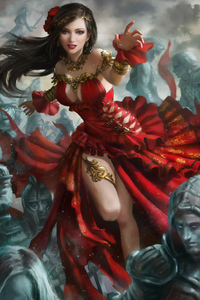 Legend Of The Cryptids Carmen (1440x2560) Resolution Wallpaper