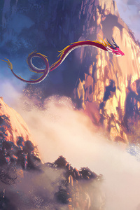 Legend Of The Red Dragon 4k (320x568) Resolution Wallpaper