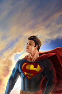 Legendary Superman (640x960) Resolution Wallpaper