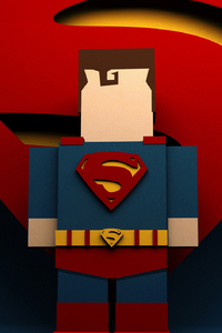 Lego Superman 5k Artwork (1280x2120) Resolution Wallpaper