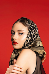 Leni Klum Dior Beauty Campaign 2023 (540x960) Resolution Wallpaper