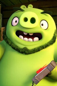 Leonard In The Angry Birds Movie (320x480) Resolution Wallpaper