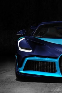 Light And Dark Blue Bugatti Divo (1080x2280) Resolution Wallpaper