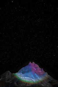 Light Starry Sky Galaxy Night (640x1136) Resolution Wallpaper