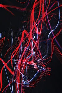Light Trail Neon Abstract