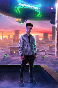 Lil Mosey Blueberry Faygo 2020 4k (640x960) Resolution Wallpaper
