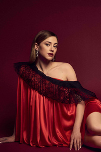 Lili Reinhart For Hunger Magzine (320x568) Resolution Wallpaper