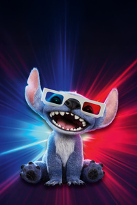 Lilo And Stitch Real D 3d Poster (360x640) Resolution Wallpaper