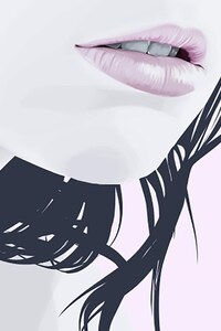 Lips (480x854) Resolution Wallpaper