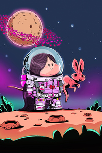 Little Maddy Astronaut 4k