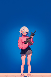 Locked And Loaded (240x320) Resolution Wallpaper