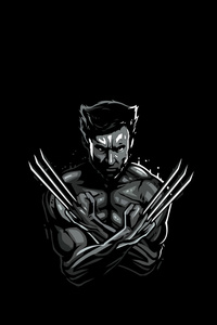 Logan Wolverine Vector Art (1080x2280) Resolution Wallpaper
