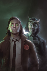 Loki Doppelganger (800x1280) Resolution Wallpaper