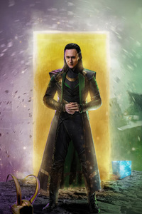 Loki Game Chaos In The Marvel Universe (240x400) Resolution Wallpaper