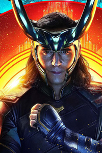 Loki In Thor Ragnarok 2017 (480x854) Resolution Wallpaper