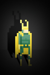 Loki Pixel Art 5k