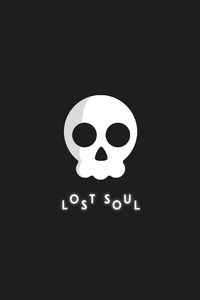 Lost Soul Dark Background Minimal 4k