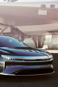 Lucid Air Launch Edition Prototype 2018 (480x854) Resolution Wallpaper