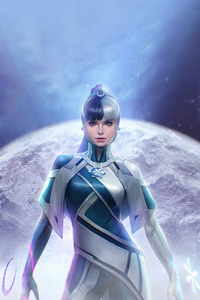 Luna Snow Marvel Future Fight 4k (480x854) Resolution Wallpaper