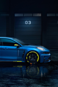 Lynk And Co 03 SIde View 4k (480x854) Resolution Wallpaper
