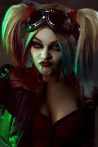 Mad Harley Quinn Cosplay 4k