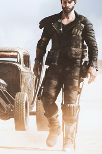 Mad Max Video Game 4k (1280x2120) Resolution Wallpaper