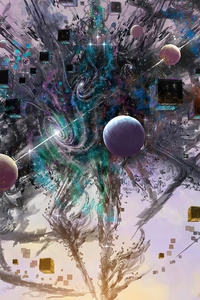 Madness Of 1000 Stars Titans Of Eden 4k (640x1136) Resolution Wallpaper