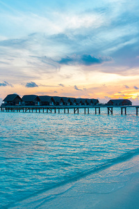Maldives Resorts Huts Over Water